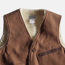 Load image into Gallery viewer, N.O.S 1970's "MADEWELL" BROWN DUCK WORK VEST (40 LARGE)