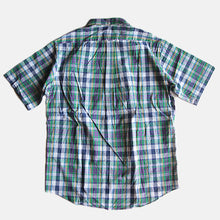 Load image into Gallery viewer, MADE IN USA N.O.S 1960's "THE FOX COLLECTION" MADRAS S/S B.D SHIRT (LARGE)