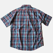 Load image into Gallery viewer, MADE IN USA N.O.S 1960's "THE FOX COLLECTION" MADRAS S/S B.D SHIRT (LARGE)