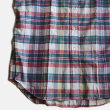 Load image into Gallery viewer, MADE IN USA N.O.S EARLY 1960's MADRAS COTTON B.D L/S SHIRT (LARGE)