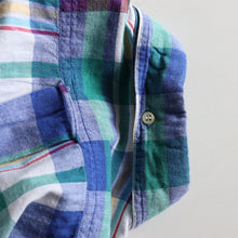 Load image into Gallery viewer, 1960's~ "GANT" MADRAS COTTON S/S SHIRT (SZ MEDIUM / GOOD CONDITION)