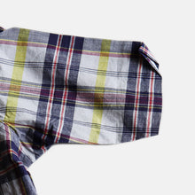Load image into Gallery viewer, 1960's INDIA MADRAS COTTON S/S SHIRT (SZ SMALL / DEADSTOCK)