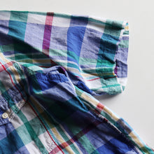Load image into Gallery viewer, 1960's~ "GANT" MADRAS COTTON S/S SHIRT (SZ MEDIUM / GOOD CONDITION)