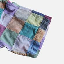 Load image into Gallery viewer, 1980's "ORVIS" PATCH WORK MADRAS COTTON S/S SHIRT (SZ LARGE / GOOD CONDITION)