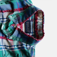 Load image into Gallery viewer, 1990's "LANDS END" INDIA MADRASS S/S SHIRT (SZ MEDIUM / GOOD CONDITION)