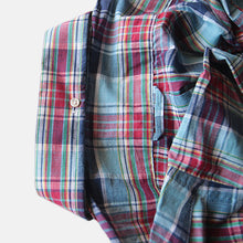 Load image into Gallery viewer, MADE IN USA N.O.S 1960's "THE FOX COLLECTION" MADRAS S/S B.D SHIRT (LARGE)