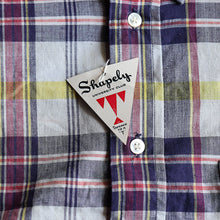 Load image into Gallery viewer, 1960's INDIA MADRAS COTTON S/S SHIRT (SZ SMALL / DEADSTOCK)