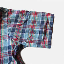 Load image into Gallery viewer, MADE IN USA N.O.S 1960's "THE FOX COLLECTION" MADRAS S/S B.D SHIRT (LARGE)