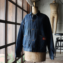 Load image into Gallery viewer, WW2 ERA "MONTGOMERY WARD" 101 DENIM JACKET WITH BACKLE BACK (SZ BIG SIZE / MINT CONDITION)