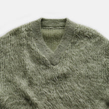画像をギャラリービューアに読み込む, 1950's~ MOHAIR WOOL SWEATER (SZ LARGE / MINT CONDITION)