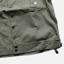 画像をギャラリービューアに読み込む, 1940's "U.S.ARMY" M-41 H.B.T JACKET WITH CUTTER TUG (SZ 44 REG / DEADSTOCK)