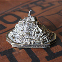 Load image into Gallery viewer, VINTAGE "LE MONT ST MICHEL" BRASS ORNAMENT