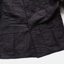 Load image into Gallery viewer, N.O.S 1950's~ "LE MONT ST MICHEL" BLACK MOLESKIN WORK JACKET (MEDIUM)