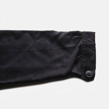 Load image into Gallery viewer, N.O.S 1950's~ "LE MONT ST MICHEL" BLACK MOLESKIN WORK JACKET (MEDIUM)
