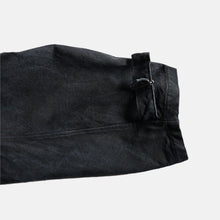 Load image into Gallery viewer, 1940's FRENCH ARMY M-35 MOTORCYCLE COAT (SZ UNISEX / BLACK OVERDYE)