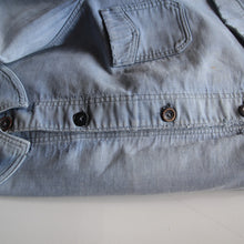 Load image into Gallery viewer, ~1940's FRENCH WORK FADED MOLESKIN JACKET (MEDIUM)