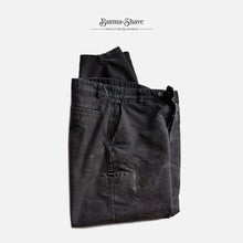 Load image into Gallery viewer, VINTAGE "ADLPH LAFONT" BLACK MOLESKIN TROUSER (SZ W30×L29 / BEAUTIFUL FADE)