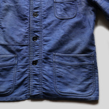 画像をギャラリービューアに読み込む, 1950's "MONT ST MICHEL" FRENCH MOLESKIN JACKET (SZ 50 / GOOD AGING)