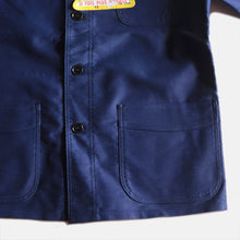 Load image into Gallery viewer, N.O.S 1950's "LE MONT ST MICHEL" MOLESKIN WORK JACKET (48 MEDIUM)