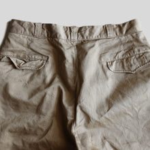 Load image into Gallery viewer, 1950's "U.S.ARMY" CHINO SHORTS (W34 LONG / 1 WASH MINT CONDITION)