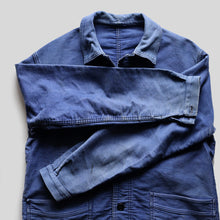 画像をギャラリービューアに読み込む, 1950's "MONT ST MICHEL" FRENCH MOLESKIN JACKET (SZ 50 / GOOD AGING)