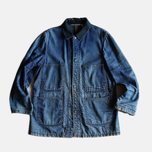 Load image into Gallery viewer, 1950's~ "DOBBLEWARE" DENIM COVERALL (SZ 36-38 / GOOD FADE)