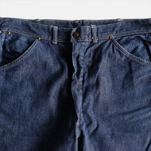 Load image into Gallery viewer, 1960's "DUBBLE WARE" SLIM TAPARED DENIM PANTS (SZ W34×L31 / MINT CONDITION)