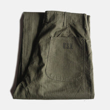 Load image into Gallery viewer, N.O.S 1940's "U.S.NAVY" N-3 H.B.T TROUSER (W32 L31)