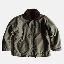 Load image into Gallery viewer, VINTAGE FRENCH NAVY DECK JACKET (MEDIUM) MINT CONDITION