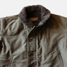 画像をギャラリービューアに読み込む, 1940's "U.S.N" N-1 DECK JACKET (SZ 38 / GOOD FADE)