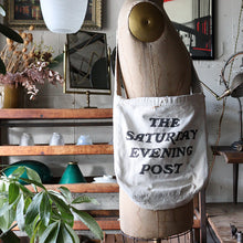 画像をギャラリービューアに読み込む, 1950's CANVAS NEWS PAPER BAG