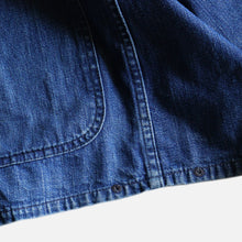 画像をギャラリービューアに読み込む, 1950's U.S.N SHAWL COLLAR DENIM JACKET (SZ 40-42 / GOOD CONDITION)
