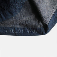Load image into Gallery viewer, WW2 "U.S.N" DENIM SHAWL JACKET (SZ 42 LARGE) NEAR DEADSTOCK