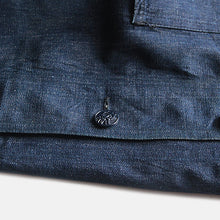 Load image into Gallery viewer, WW2 "U.S.N" DENIM SHAWL JACKET (SZ 42 LARGE) NEAR DEADSTOCK