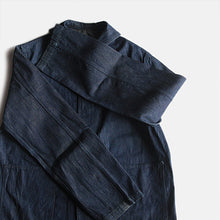 Load image into Gallery viewer, WW2 "U.S.N" DENIM SHAWL JACKET (SZ 42 LARGE) NEAR DEADSTOCK