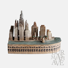 Load image into Gallery viewer, "MANHATTAN NY SKYLINE" ORNAMENT (HAND MADE / AROUND 1960's)