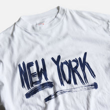Load image into Gallery viewer, 1990's "NEW YORK" PRINT T-SHIRT (SZ LARGE / GOOD CONDITION)