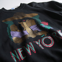 画像をギャラリービューアに読み込む, 1980's "NEW YORK" PRINTED SWEAT SHIRT (X-LARGE)