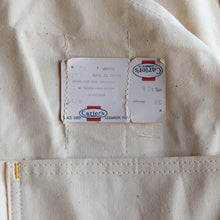 画像をギャラリービューアに読み込む, 1960's "CARTERS" OVERALL WITH APRON (SZ W38 / ECRU / DEADSTOCK)