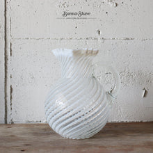 画像をギャラリービューアに読み込む, ANTIQUE OPALESCENT SWIRL GLASS VASE