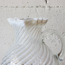 画像をギャラリービューアに読み込む, ANTIQUE OPALESCENT SWIRL GLASS VASE