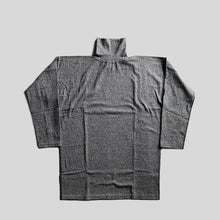 画像をギャラリービューアに読み込む, "OLDE HOMESTEADER" TURTLE NECK L/S (RUSTIC JERSEY / BLACK×ECRU)
