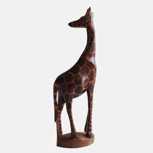 Load image into Gallery viewer, VINTAGE FOLK ART WOOD GIRAFFE ①