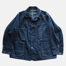 Load image into Gallery viewer, MADE IN USA 1950's~ "OSHKOSH" DENIM CHORE JACKET (LARGE) MINT CONDITION
