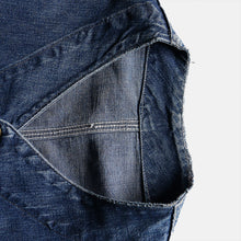 Load image into Gallery viewer, 1950's "OSHKOSH" INDIGO DENIM ENGINEER JACKET (SZ LARGE / GOOD INDIGO)