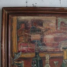 Load image into Gallery viewer, 1950's JAZZ BAR OIL PAINTED PICTURE