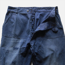 Load image into Gallery viewer, 1960's FRENCH WORK COTTON TWILL TROUSER (W32 L27.5)