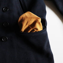 画像をギャラリービューアに読み込む, ~1930's WOOL P-COAT WITH CHIN STRAP (SZ MEDIUM)