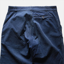 Load image into Gallery viewer, 1960's FRENCH WORK COTTON TWILL TROUSER (W32 L27.5)