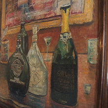Load image into Gallery viewer, 1950's JAZZ BAR OIL PAINTED PICTURE